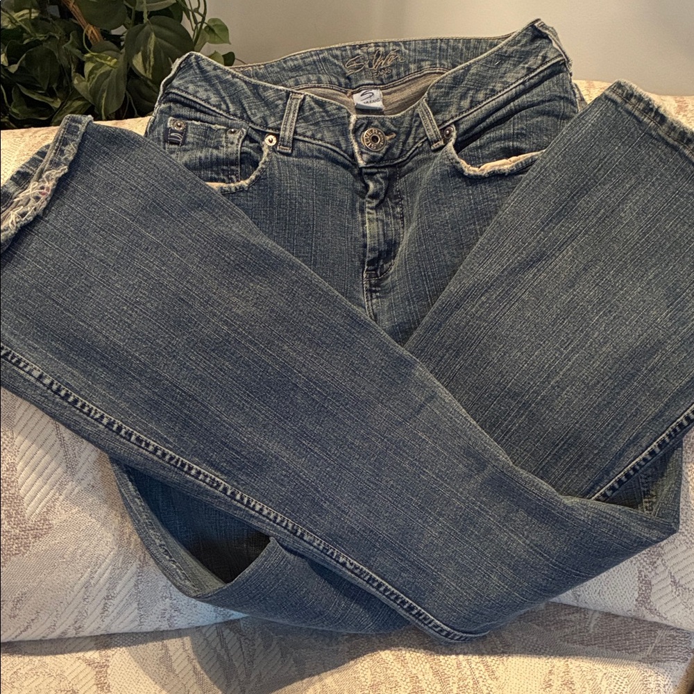 Silver Jeans Women's Bell Leg Blue Denim